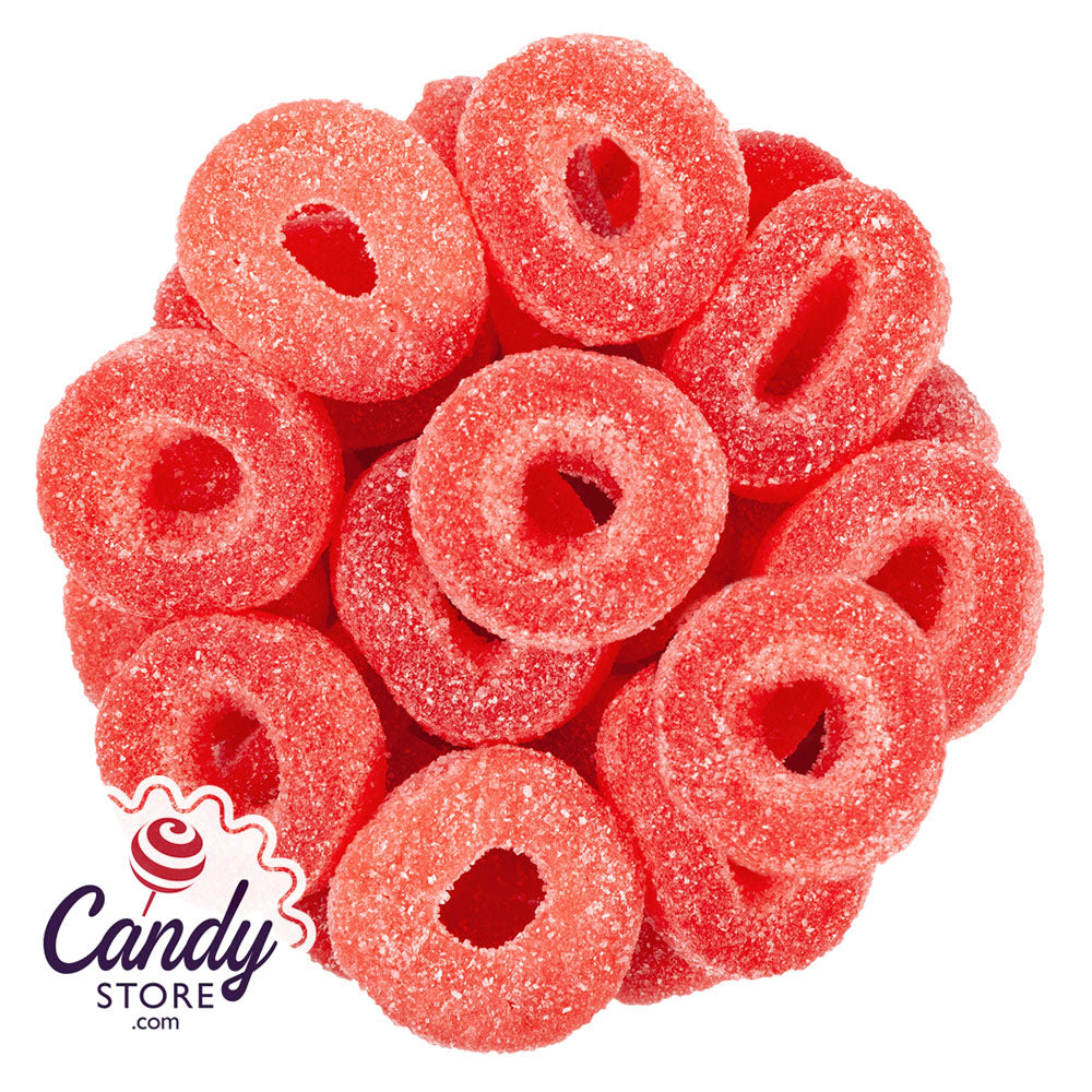 Watermelon Gummi Rings - 5lb Bulk | CandyStore.com