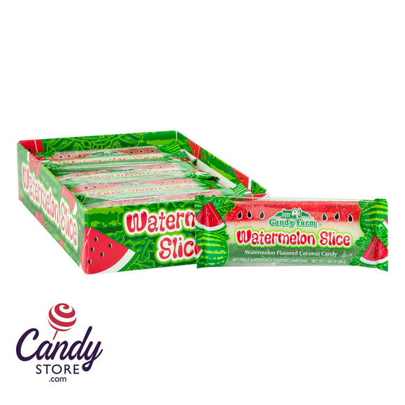 Watermelon Slice Coconut 1.65oz Bar - 24ct CandyStore.com