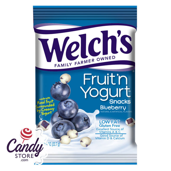 Welchs Fruit And Yogurt Snacks Blueberry 4.25oz - 12ct CandyStore.com