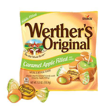 Werthers Original Caramel Apple-Filled Hard Candies - 8ct CandyStore.com