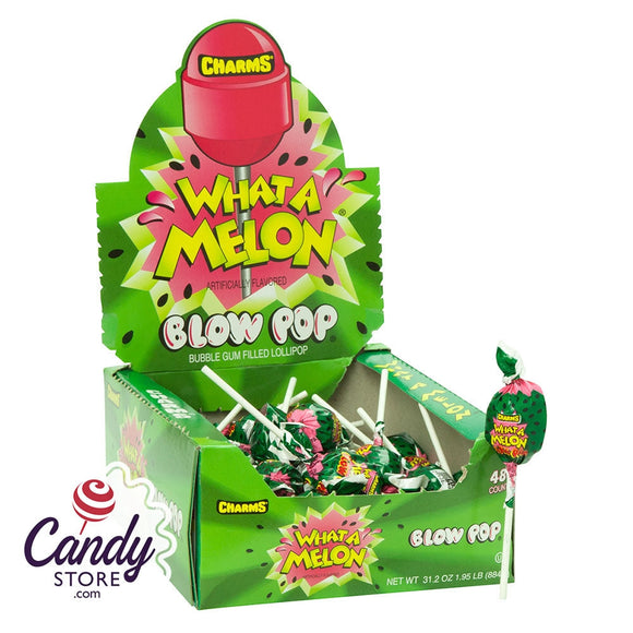 What A Melon Blow Pops - 48ct CandyStore.com
