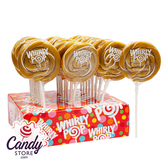 Whirly Pop Gold & White Tutti Frutti Flavor 1.5oz - 24ct CandyStore.com