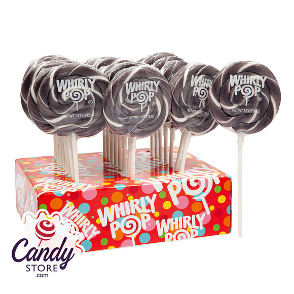 Whirly Pop Silver & White Tutti Frutti Flavor 1.5oz - 24ct CandyStore.com