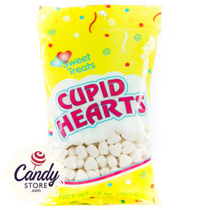 White Cupid Hearts Candy - 10oz CandyStore.com