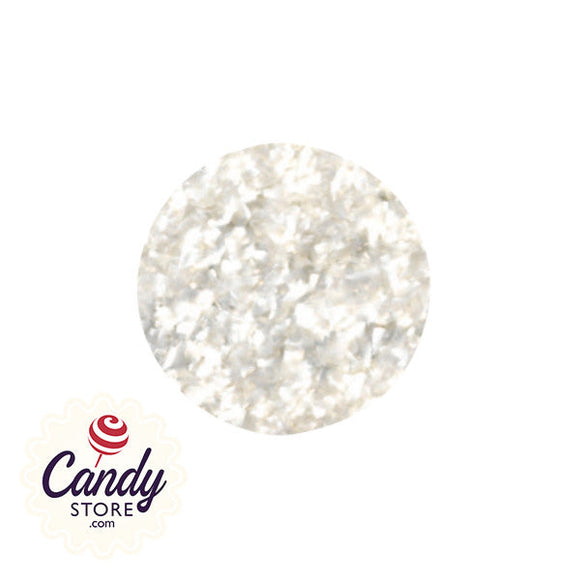 White Edible Glitter - 4oz CandyStore.com