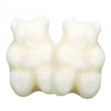 White Gummi Bears - Strawberry Banana 5lb CandyStore.com