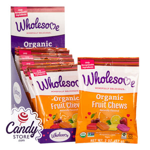 Wholesome Organic Fruit Chews 2oz Bag - 12ct CandyStore.com