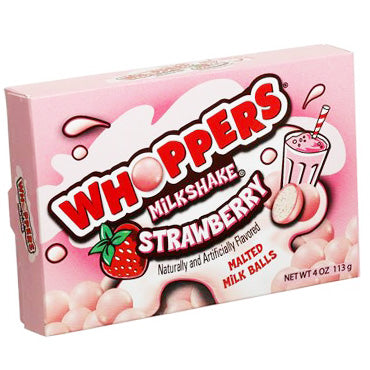 Whoppers Strawberry Milkshake Theatre Box - 12ct CandyStore.com