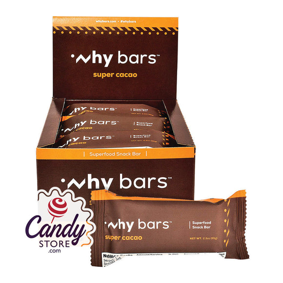 Why Bar Super Cacao 2.3oz - 216ct CandyStore.com