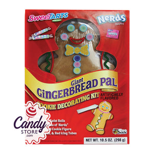 Wonka Giant Gingerbread Pal Cookie Decorating Kit 10.5oz - 12ct CandyStore.com
