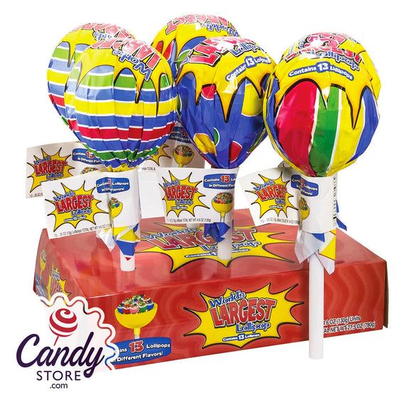 World's Largest Lollipop - 6ct CandyStore.com