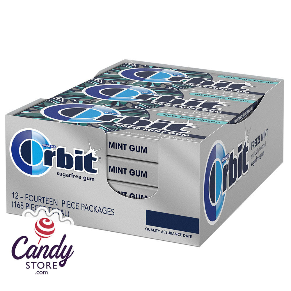 Wrigley Orbit Freeze Mint Sugar Free Gum - 12ct – CandyStore.com
