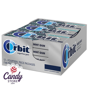 Wrigley Orbit Freeze Mint Sugar Free Gum - 12ct CandyStore.com