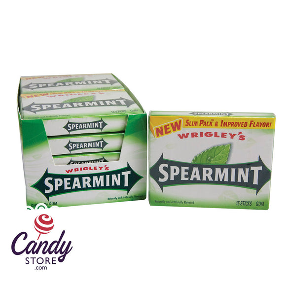 Wrigley Spearmint Gum 15 stick - 10ct CandyStore.com