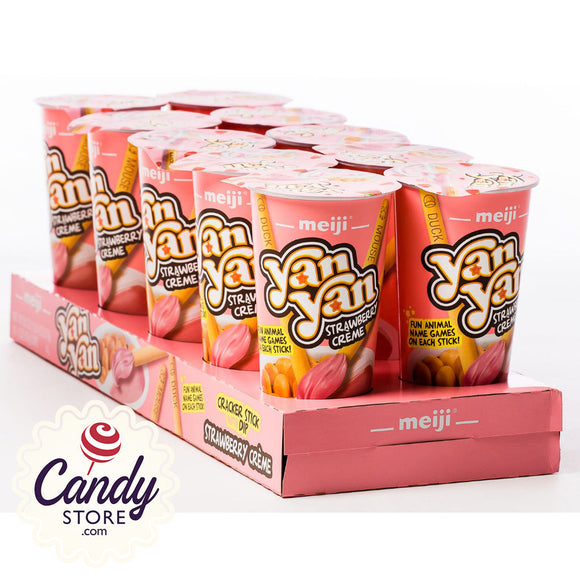 Yan Yan Cracker Stick with Strawberry Dip - 10ct CandyStore.com