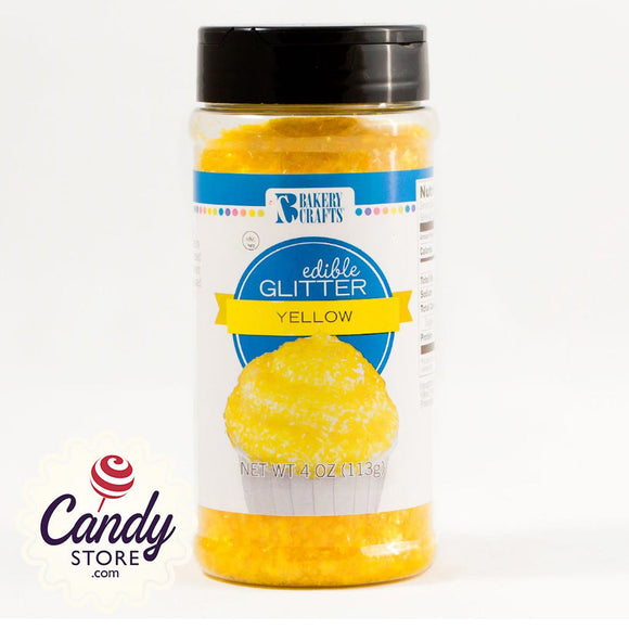 Yellow Edible Glitter - 4oz CandyStore.com