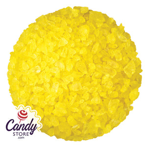 Yellow Lemon Rock Candy Crystals Dryden & Palmer - 5lb CandyStore.com