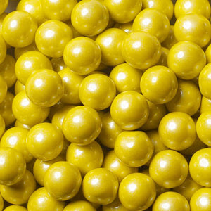 Yellow Pearl Sixlets Candy - 12lb CandyStore.com