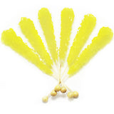Yellow Rock Candy Sticks - 120ct CandyStore.com