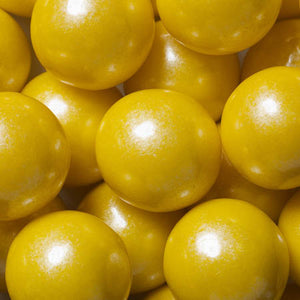 Yellow Shimmer Gumballs - 2lb CandyStore.com