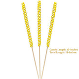 Yellow Tremendously Tall Tesla Twist Pops - Banana 12pc Box CandyStore.com