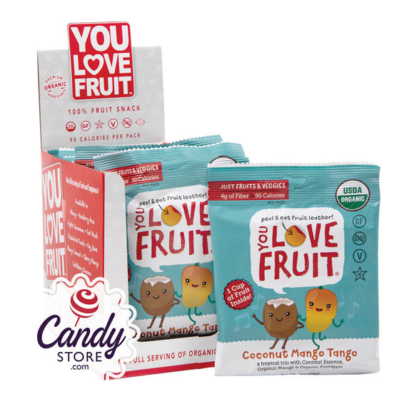 You Love Fruit Mango Coconut 1oz Bags - 12ct CandyStore.com