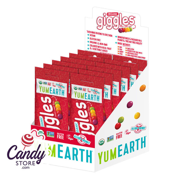 Yumearth Giggles Organic Chewy Candy 2oz - 12ct CandyStore.com