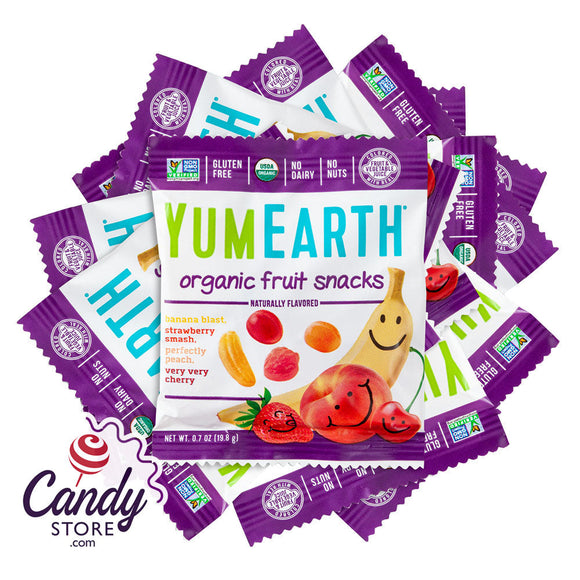 Yumearth Organic Fruit Snacks 0.7oz - 50ct CandyStore.com
