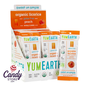 Yumearth Organic Licorice Peach 2oz - 12ct CandyStore.com