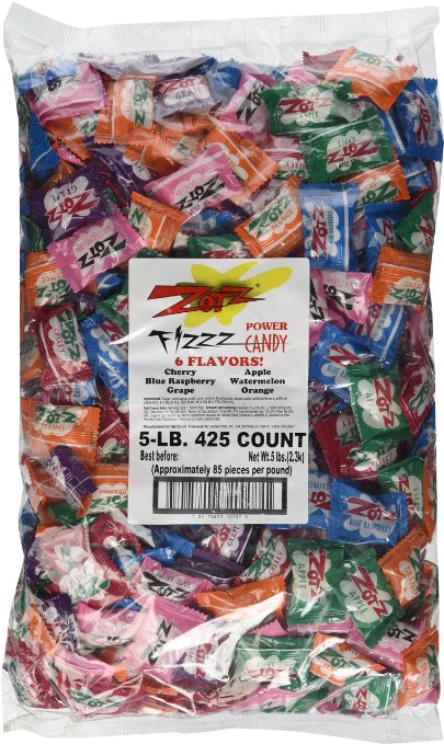 Zotz 6 Flavors Assorted - 5lb Bulk | CandyStore.com