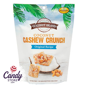 Coconut Island Coconut Cashew Crunch Original Recipe Pouch Anastasia - 6ct
