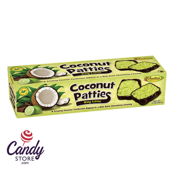 Key Lime Coconut Patties Box Anastasia - 12ct