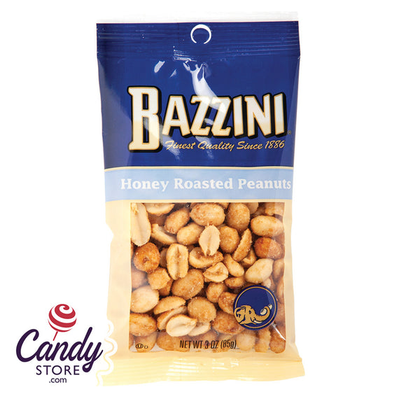 Honey Roasted Peanuts Bazzini 3oz - 12ct