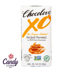 Salted Caramel Chocolove XO Dark Chocolate Bars - 12ct (No Sugar Added)