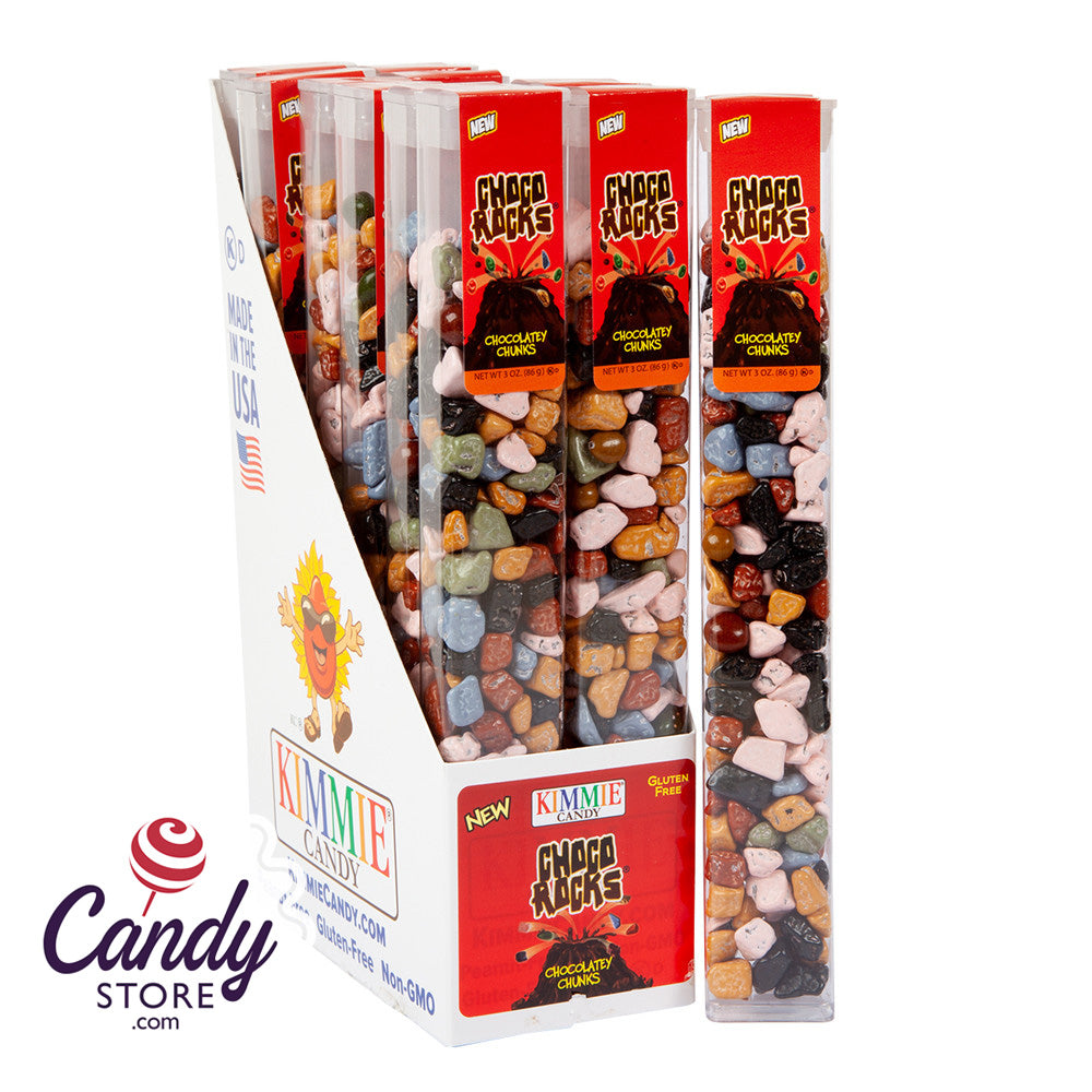 Chocorocks Gemstones Candy 12ct Tubes - CandyStore.com