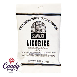 Claey's Licorice Drops 6oz Bag - 24ct