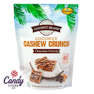 Coconut Island Coconut Cashew Crunch Chocolate Drizzle Pouch Anastasia - 6ct