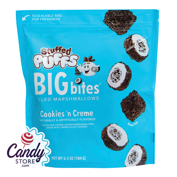 Cookies 'N' Creme Marshmallows Stuffed Puffs Big Bites - 8ct Pouches