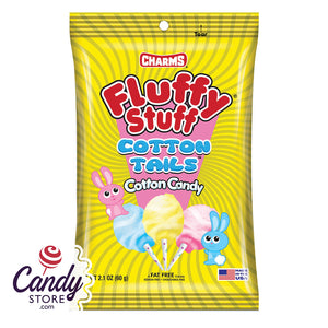 Cotton Candy Cotton Tails Fluffy Stuff - 24ct