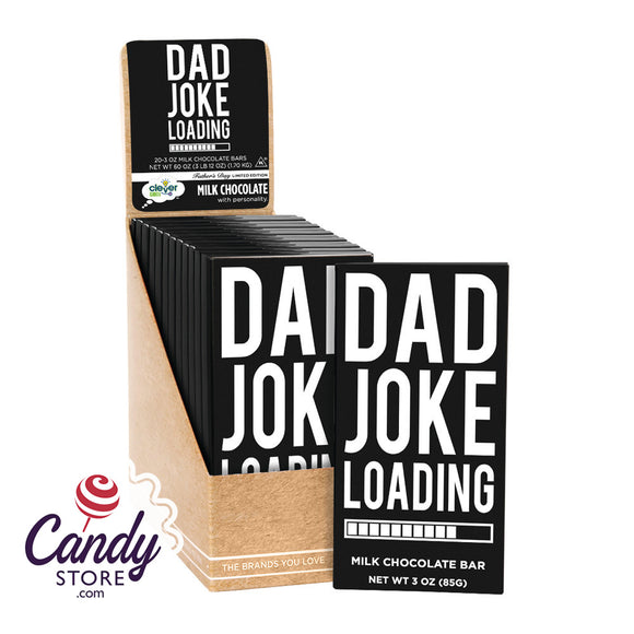 Dad Jokes Milk Chocolate Candy Bar - 20ct