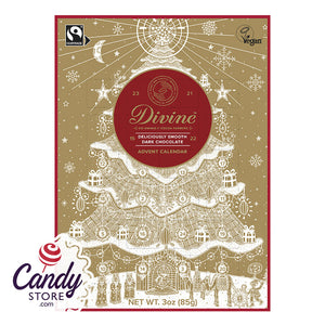 Divine Advent Calendar Dark Chocolate - 12ct Boxes