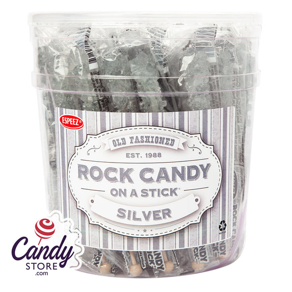 Rock Candy On A Stick Silver Espeez - 36ct