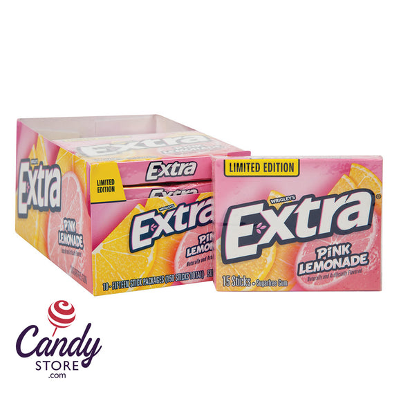 Extra Pink Lemonade 15-Stick Packages - 10ct