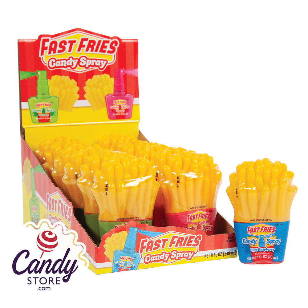 Fast Candy Fast Fries Candy Spray Bottles 12ct - CandyStore.com