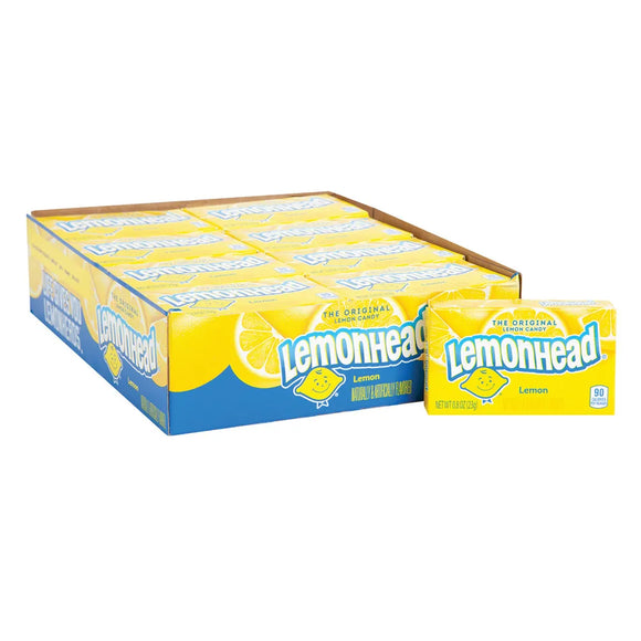 Lemonhead Lemon Candy Small Packs - 24ct