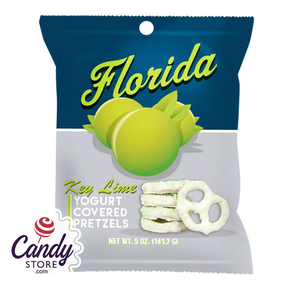 Florida Key Lime Yogurt Pretzels - 24ct Peg Bags