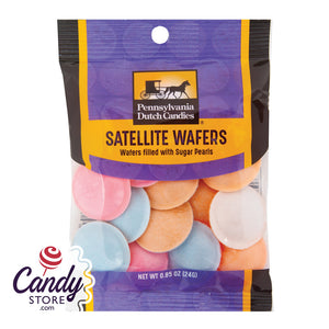 Flying Saucer Wafers Peg Bags - 12ct Clear Window