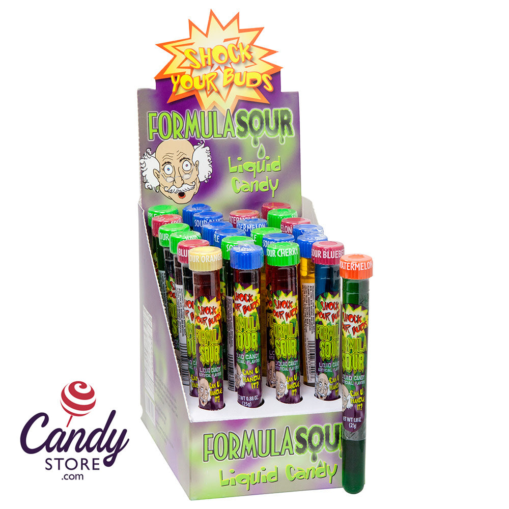 Formula Sour Liquid Candy 24ct Test Tubes - CandyStore.com