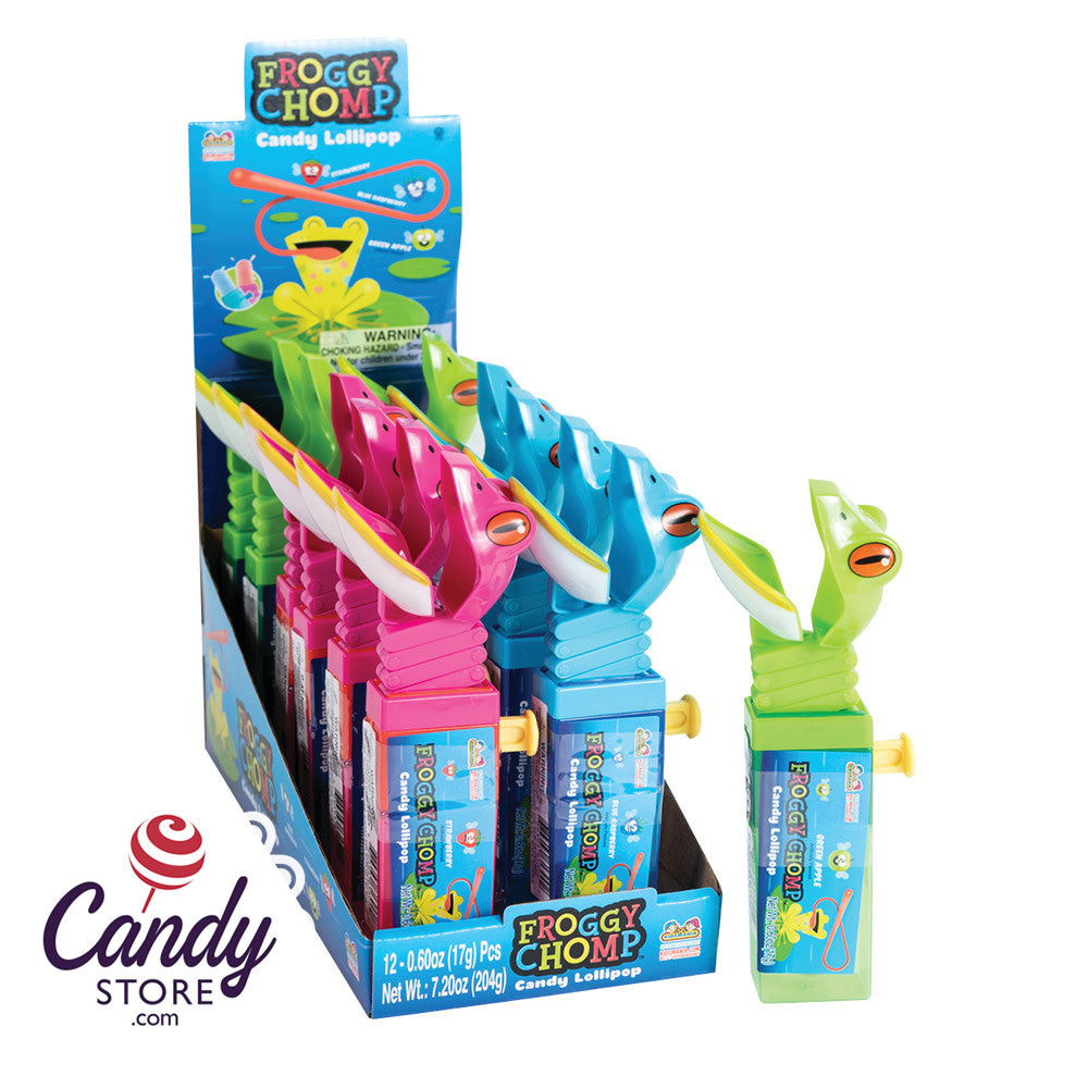 Froggy Chomp Candy Lollipop 12ct - CandyStore.com