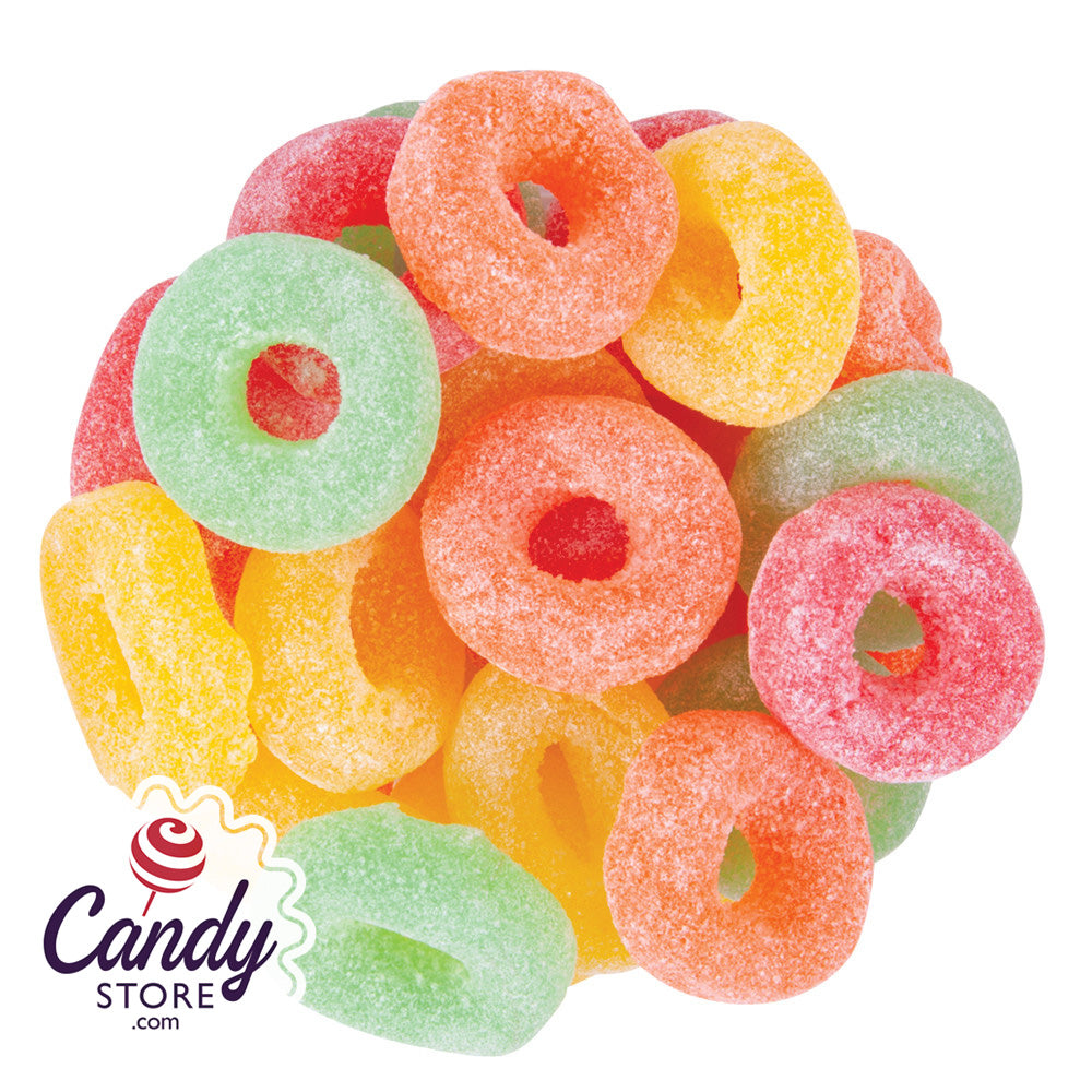 Fruit Jelly Rings Assorted Candy 15lb Bulk - CandyStore.com